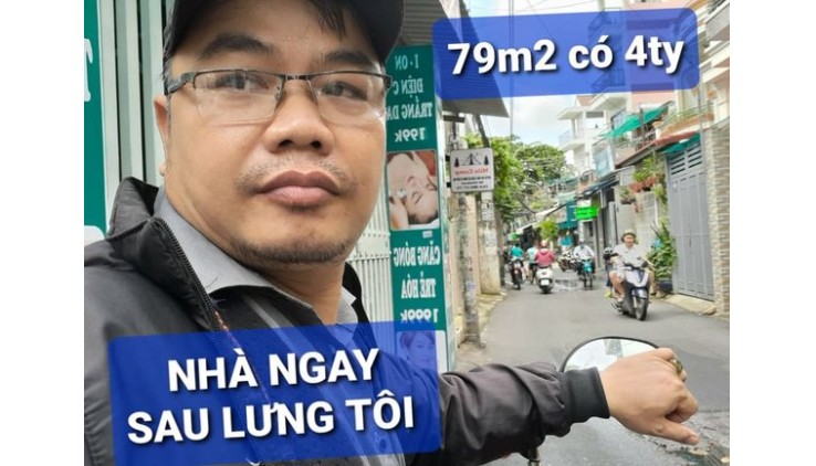 KÈO THƠM Số 1 tại Gò Vấp Mặt Tiền 79m2 có 4 tỷ x