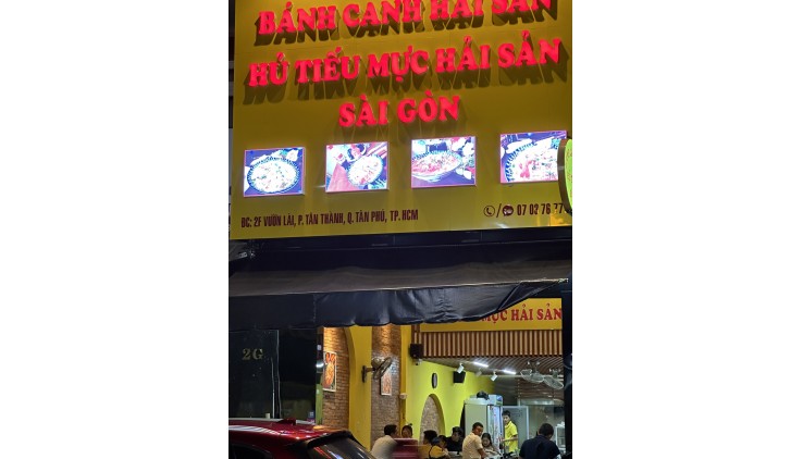 Sang nhượng quán tại 2F Vườn Lài Phường Tân Thành Quận Tân Phú HCM.