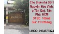 CHÍNH CHỦ CHO THUÊ NHÀ SỐ 1 NGUYỄN HÁO VĨNH - PHƯỜNG TÂN QUÝ - TÂN PHÚ - TP HỒ CHÍ MINH