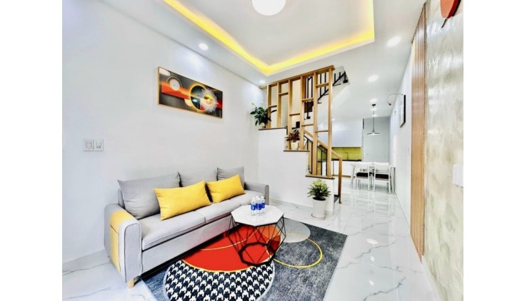 BÁN NHÀ MỚI 4 TẦNG, HẺM OTO GẦN ĐƯỜNG LỚN QUANG TRUNG, GÒ VẤP