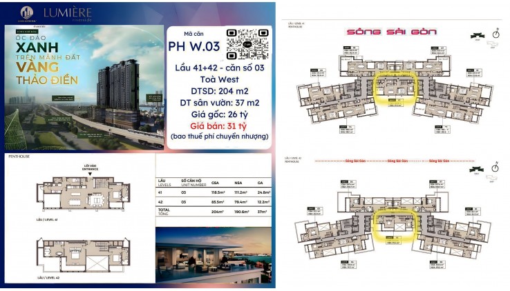 Penthouse Lumière Riverside Viên Kim Cương Cuối Cùng Của Thảo Điền, Quận 2