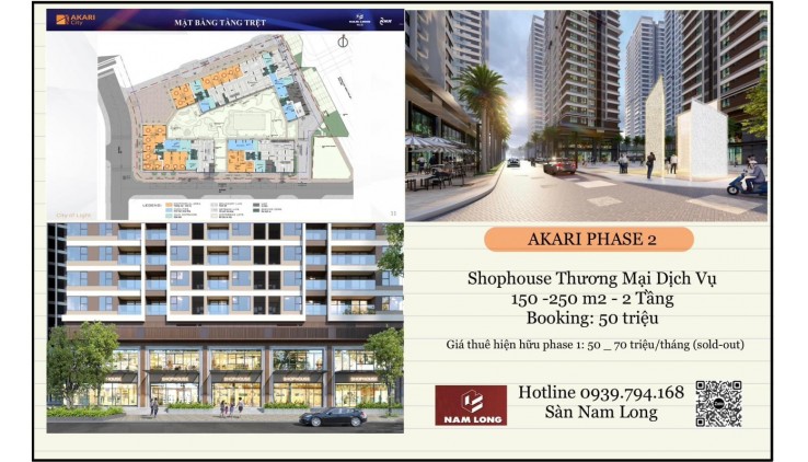 Sở Hữu Ngay Shophouse Thương Mại Tại Akari City