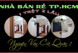 Nhà đẹp rẻ 1 trệt 2 lầu Nguyễn Văn Cừ Quận 1 TP.HCM