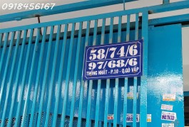 Chính chủ cần cho thuê nhà nguyên căn tại 58/74/6 Thống Nhất, p10, quận Gò Vấp, HCM