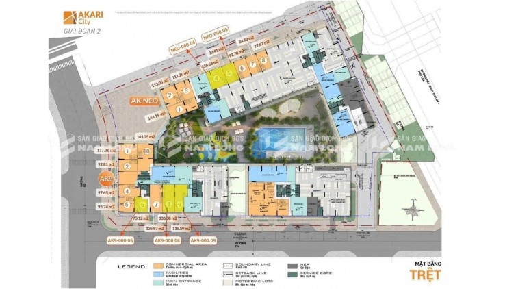 Nhà Mặt Tiền 42m Trong khu Đô Thị AKARI CITY Tọa Lạc Tại Võ Văn Kiệt