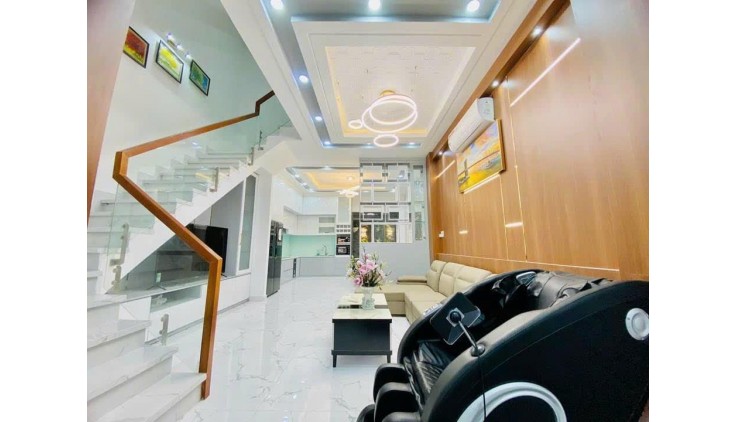 BÁN NHÀ HUỲNH TẤN PHÁT KẾ BÊN CHỢ PHÚ XUÂN, 112M2, 4 TẦNG, NHÀ MỚI Ở NGAY CHỈ 5 TỶ NHỈNH