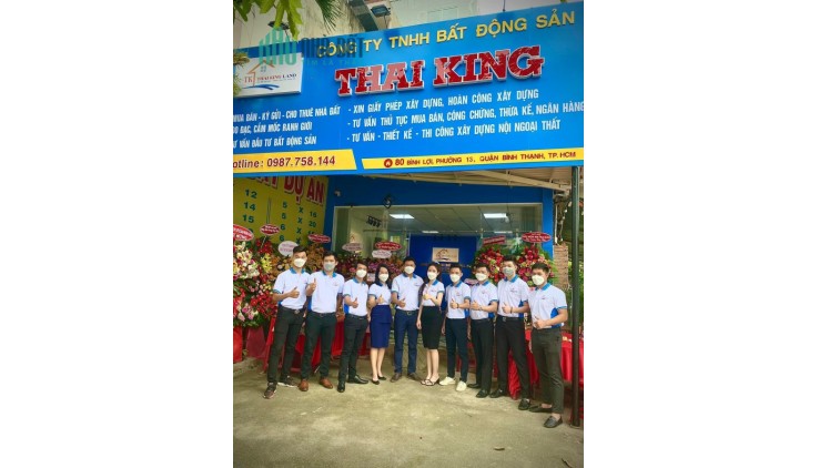 Công Ty TNHH BẤT ĐỘNG SẢN THAIKING chuyên cung cấp dịch vụ làm giấy tờ nhà đất trọn gói, chuyên nghiệp,nhanh chóng và uy tín hàng đầu tại Quận Bình