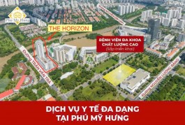 The horizon Phú Mỹ Hưng mua dự án trực tiếp chủ đầu tư - chọn căn đẹp tầng 8-10-15 . trả góp đến T12/2024, chiết khấu 3%
