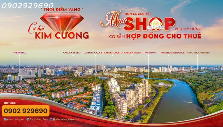 Sở hữu SHOP Riverside Residence Phú Mỹ Hưng trong tầm tay - SH Lâu dài