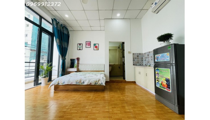 Diện tích 30m2 nội thất cao cấp máy giặt riêng trên đường Đinh Bộ Lĩnh - Bình Thạnh  gần ngã 4 Hàng Xanh