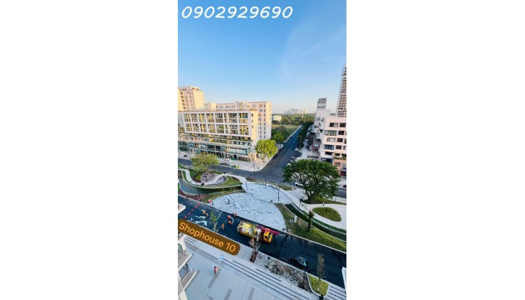 Shophouse Garden Plaza 1 - căn góc mũi tàu 3 mặt tiền rộng 30m². Mua trực tiếp từ chủ đầu tư