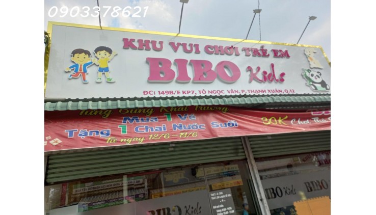 Sang nhượng khu vui chơi trẻ em tại 149b/e Tô Ngọc Vân - Thạnh Xuân