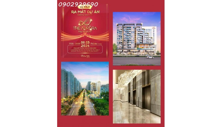 Phú Mỹ Hưng ra mắt dự án có diện tích nhỏ The Aurora Phú Mỹ Hưng