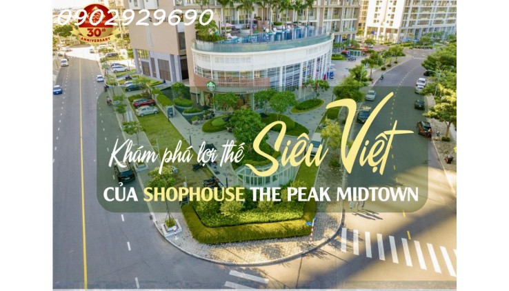 Bán shophouse tầng 2 - 5 Midtown Phú Mỹ Hưng - Mua trực tiếp CĐT - Vay 70% ân hạn gốc lãi đến khi nhận nhà
