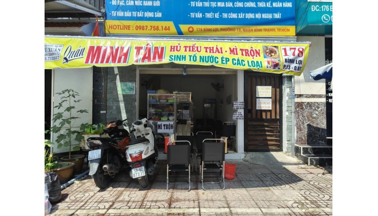 Cần SANG NHƯỢNG Mặt Bằng Tại mặt tiền đường Bình Lợi, Phường 13, Bình Thạnh, HCM
