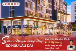 Phú Mỹ Hưng mở bán Shophouse The Aurora mặt tiền Nguyễn Lương Bằng. Giá gốc chủ đầu tư