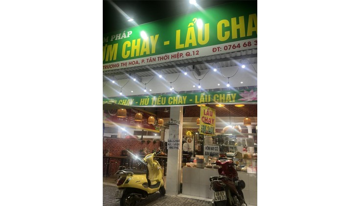 MẶT BẰNG ĐẸP- GIÁ TỐT -Sang Nhượng Gấp Quán Tại  Tân Thới Hiệp, Quận 12