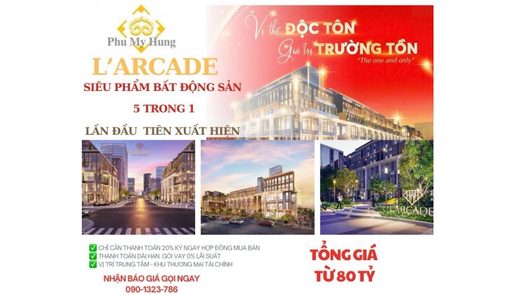 Phú Mỹ Hưng mở bán 37 Bất Động Sản Đặc Biệt. Siêu hiếm. Vị trí đắc địa. Nhận thông tin PKD 0901323786