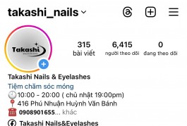 Sang tiệm Nail & Mi có gu nằm trên đường lớn Huỳnh Văn Bánh, Q. Phú Nhuận