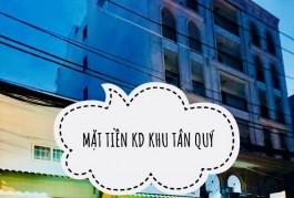 TÂN QUÝ - MTKD VỊ TRÍ ĐỈNH - DUY NHẤT 1 CĂN - DÒNG TIỀN 9TR - 27M 2 TẦNG NHỈNH 3 TỶ XÍU