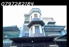 NHÀ 3 TẦNG HẺM 4M GẦN MẶT TIỀN,57M2 PHƯỜNG PHƯỚC LONG B, TP THỦ ĐỨC