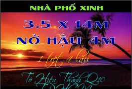 Bán rẻ nhà phố 1 trệt 4 lầu Tô Hiến Thành Q10 TP.HCM