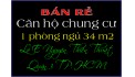 Bán rẻ căn hộ 1 phòng ngủ chung cư Nguyễn Thiện Thuật Quận 3 TP.HCM