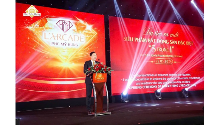 5 TÒA CUỐI CÙNG SỞ HỮU SIÊU PHẨM L'ARCADE PHÚ MỸ HƯNG. MUA NGAY 0901323786