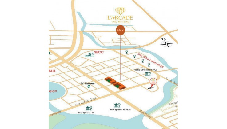 Bán Toà nhà 006 - Larcade 2 Phú Mỹ Hưng 5 tầng, 435m2. Mua giai đoạn 1 Phú Mỹ Hưng 0901323786
