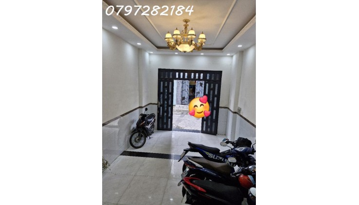 SIÊU PHẨM NHÀ 4 TẦNG, BTCT HẺM XE HƠI NGUYỄN DUY TRINH,PHÚ HỨU ,QUẬN 9