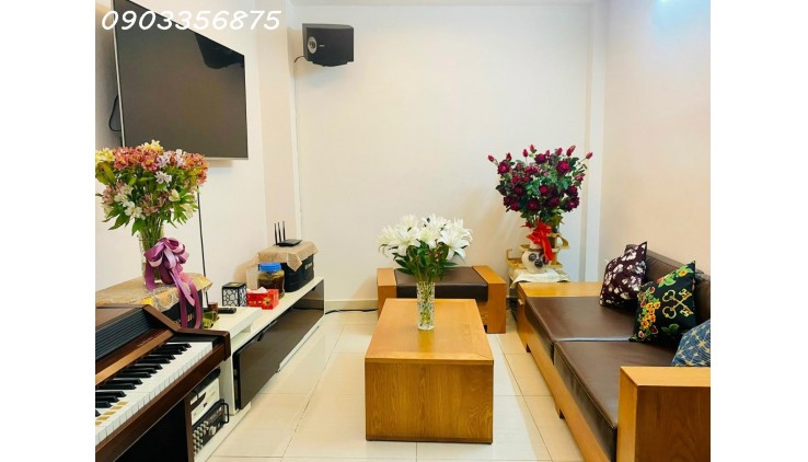 **Bán Nhà HXH, Vip Khu Hiếm Nhà Bán- 5Tầng 46m2 Nở Hậu Nhẹ,Tặng Hết Nội Thất 9Tỷ