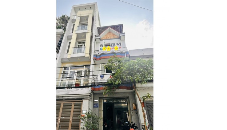 Mặt tiền hẻm 10m Phan Huy Ích, Phường 14. Nhà 3 tầng, 53m2, cho thuê Văn Phòng.