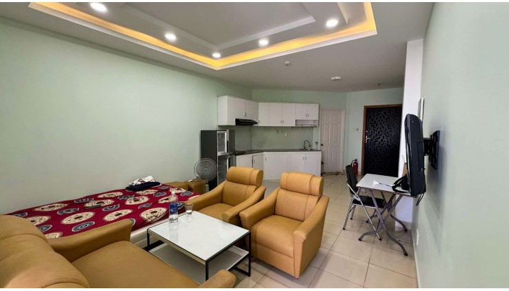 CHO THUÊ CĂN HỘ CC 8X ĐẦM SEN, MỚI SƠN SỬA 1PN, FULL NỘI THẤT PHƯỜNG HIỆP TÂN