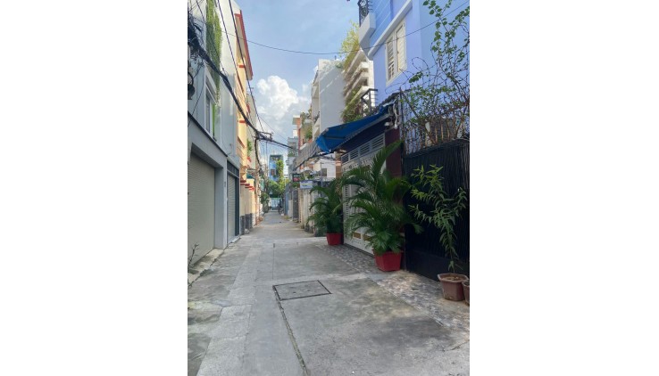 CHDV Hoàng Hoa Thám 43m2 1T3L 7PN thông Nơ Trang Long, sát xe hơi 5,8 thương lượng