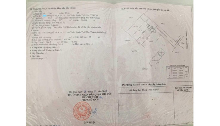 Chính Chủ Bán Nhà Sổ Riêng Giá Tốt Nhất Khu Vực Thủ Đức