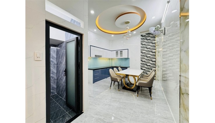 Nhà đẹp 4 Tầng, full nội thất. Hẻm 5m thông Phan Huy Ích, Phường 12, Gò Vấp.