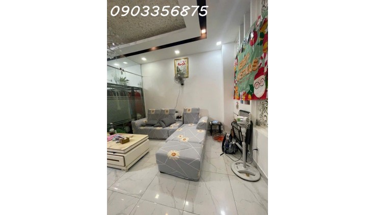 +13.3TỶ Bán Nhà Hẻm 6M XH Gần MT Trần Bình Trọng Giáp Quận1,Trệt+3 Lầu+ST (3.9X20)