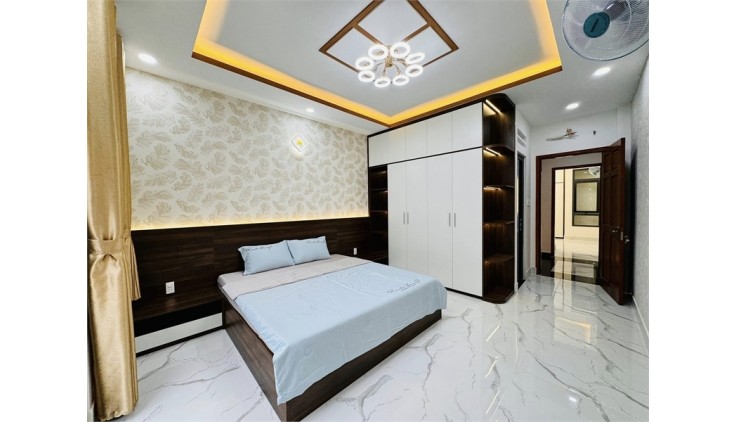 Nhà đẹp 4 Tầng, full nội thất. Hẻm 5m thông Phan Huy Ích, Phường 12, Gò Vấp.