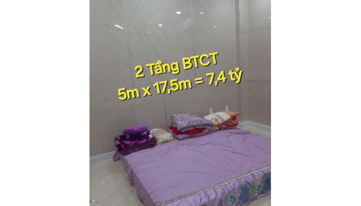 88m2 nhà 2 tầng 7,4 tỷ Quang Trung Phường 11 Gò Vấp TP.HCM