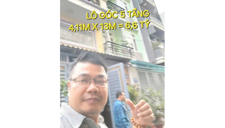 Bao giá Gò Vấp - 63m2 5 tầng có 6,6 tỷ Quang Trung Gò Vấp TPHCM
