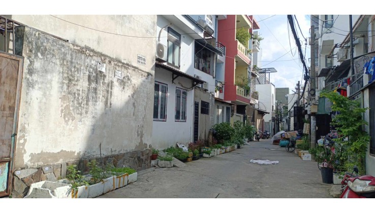 Gần Chợ Thạch Đà - Hẻm tầm 6m - (4 x 12)m - BTCT 4 Tầng