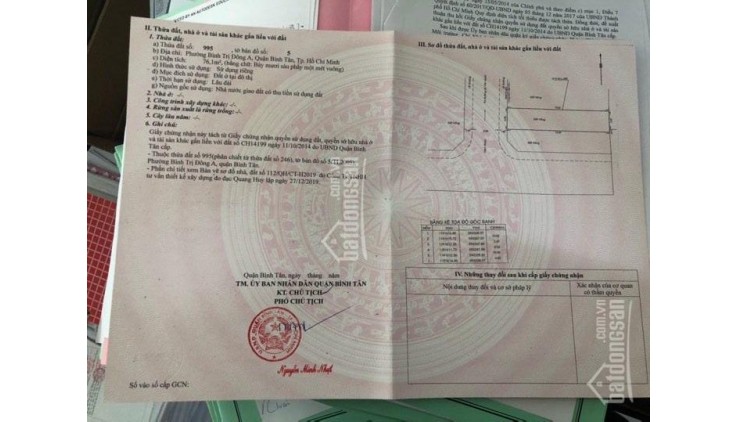 Bán đất Lê Văn Quới, Bình Tân, hẻm nhựa xe tải 72.6m2, 6,3 tỷ