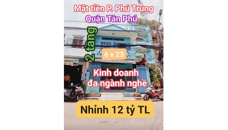 Nhà mặt tiền - Đường Hoàng Xuân Nhị - Tân Phú - 139m2, hơn 12 tỷ