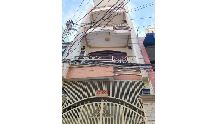 Cho thuê nhà nguyên căn hẻm ba gác 2 xẹt đường Nguyễn Thiện Thuật Q.3 105m2 giá 14,5 tr/tháng