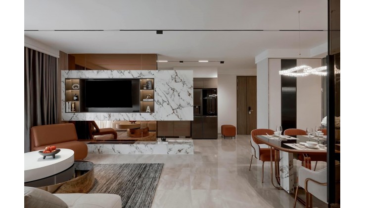 Bán căn hộ A3.05 dự án The Horizon Phú Mỹ Hưng. Diện tích 121m2 Thiết kế 3 Phòng Ngủ đầy đủ nội thất như hình