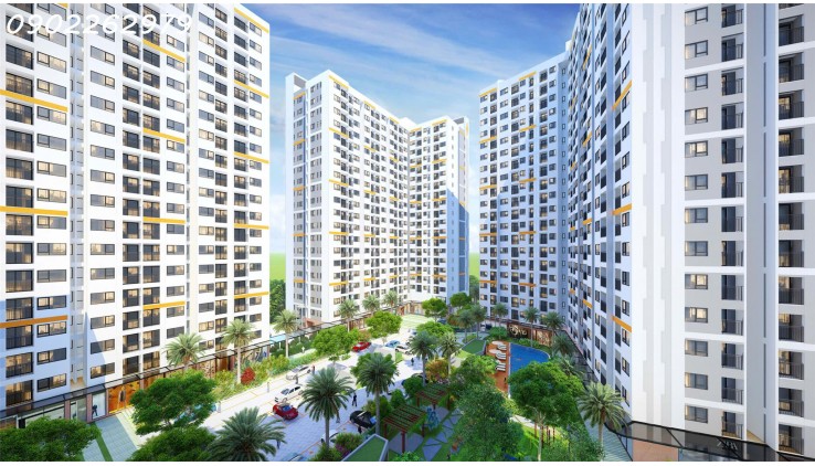 Chung cư 2 PN trung tâm chợ Bình Chánh giá chỉ 1 tỷ cách Aeon 5phút di chuyển