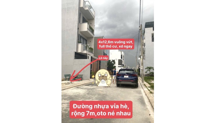 CỰC HIẾM, ĐẤT P LÔ, TR THẠNH Q9, DT 51M2( 4 X 13 ) ĐƯỜNG 8M CÓ LỀ, CHỈ 3..18ty