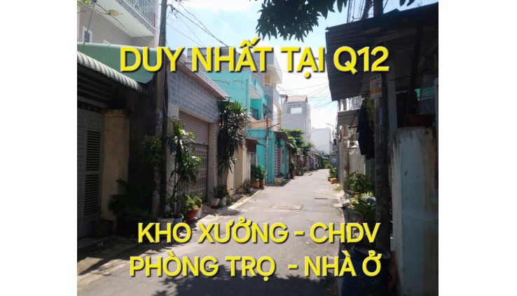 Bán Gấp - Xưởng 129m2 có 6,5 tỷ Thới An Quận 12 TP.HCM