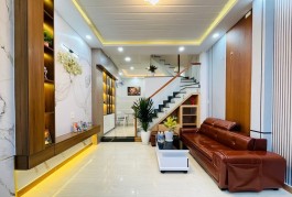 NHÀ MỚI XÂY - 2 MẶT TIỀN - 3 TẦNG - PHƯỜNG 12 - GÒ VẤP.  CHỈ NHỈNH 4 TỶ TL.