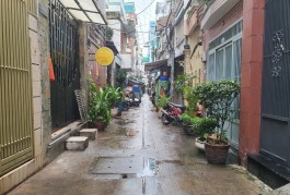 Cho thuê nhà nguyên căn hẻm ba gác 2 xẹt đường Nguyễn Thiện Thuật Q.3 105m2 giá 14,5 tr/tháng